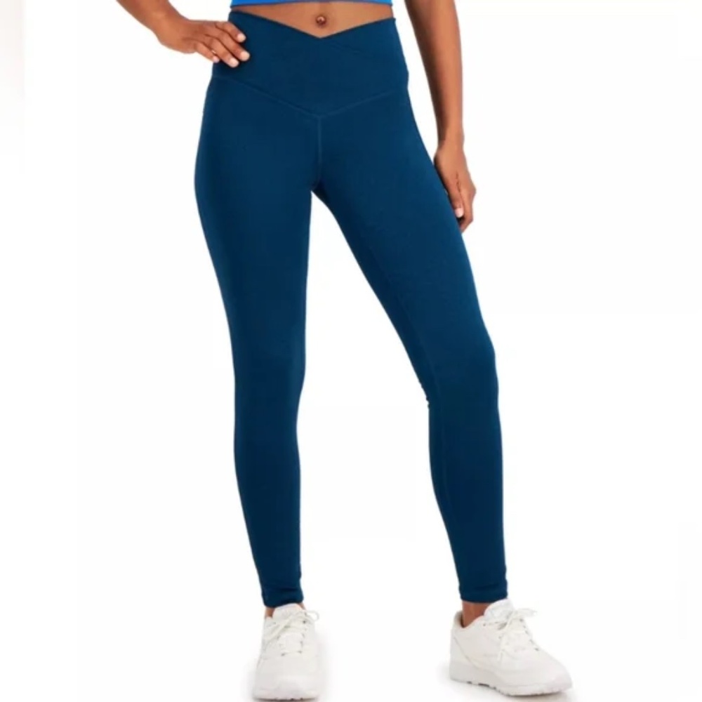 Jenni On Repeat Women's Crossover-Waist Leggings Celestial Blue, XS/S/M/XL/XXXL